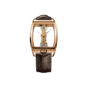 Corum Golden Bridge 34Mm X 51Mm 18Kt Rose Gold Men’S Watch ref B113/01043 - 113.160.55/0002 0000