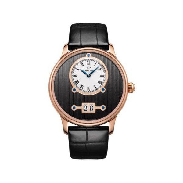 J016933240 Jaquet Droz Grande Date 18Kt Rose Gold 43Mm Men’S Watch ref J016933240