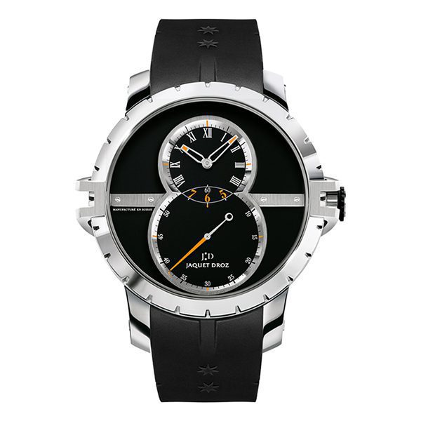 J029030409 Jaquet Droz Grande Seconde J029030409 Black Dial 45Mm Stainless Steel Black Leather Straps Men’S Watch