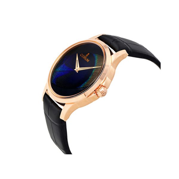PEACOCK-DIAL Corum Heritage Artisans 18K Rose Gold Ladies Watch Ref. 082.601.55/0001