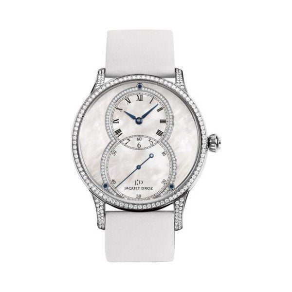 j014014272 (1) Jaquet Droz Grande Seconde 18Kt White Gold 39Mm Ladies Watch ref J014014272