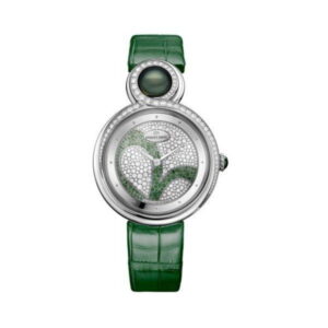 Jaquet Droz Clover Leaf 18Kt White Gold 35Mm Ladies Watch ref J014504221