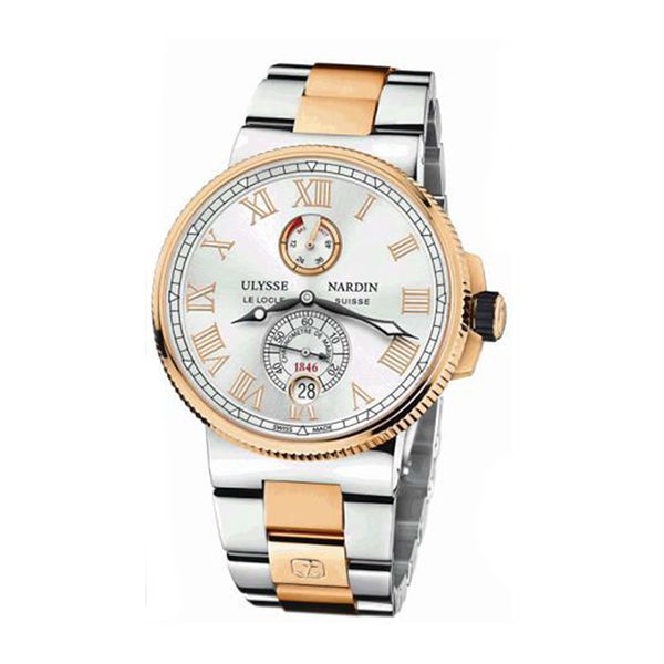 3ef3a2 Ulysse Nardin Marine Chronometer Manufacture Men’S Watch ref 1185-122-8M/41 V2