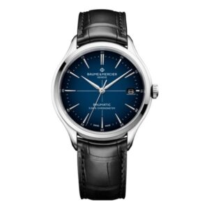 Baume & Mercier Clifton Baumatic Fantastic Blue Dial Men’S Watch ref M0A10467