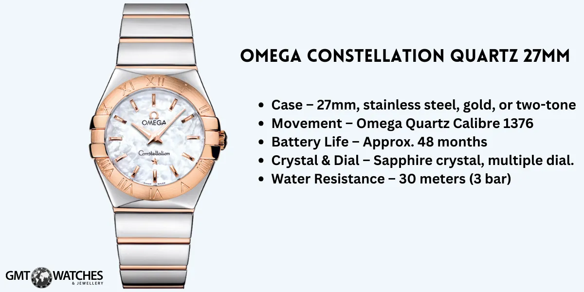 Omega Constellation Quartz 27mm