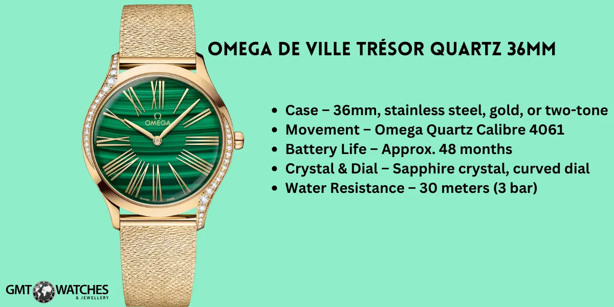 Omega De Ville Trésor Quartz 36mm