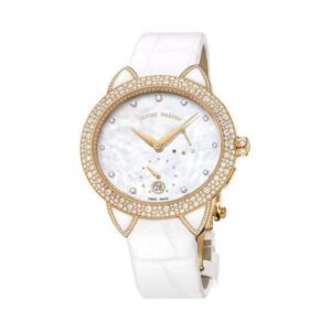 Ulysse Nardin Jade 36Mm 18Kt Rose Gold White Mother Of Pearl Dial Ladies ref UN-310
