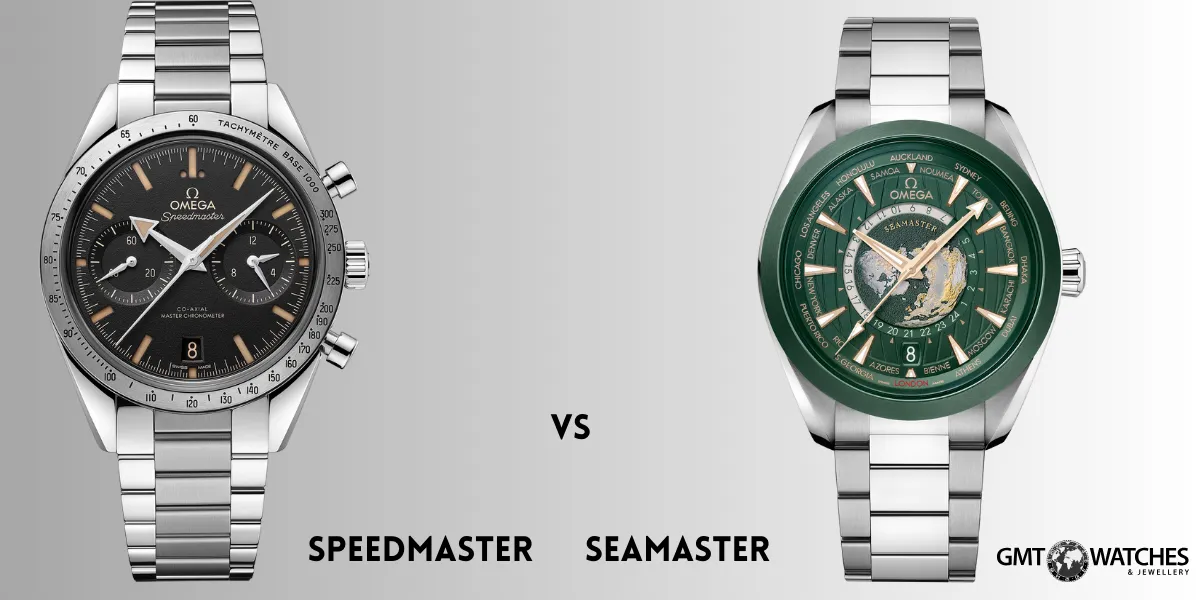 Design Comparison Seamaster vs Speedmaster Aesthetics