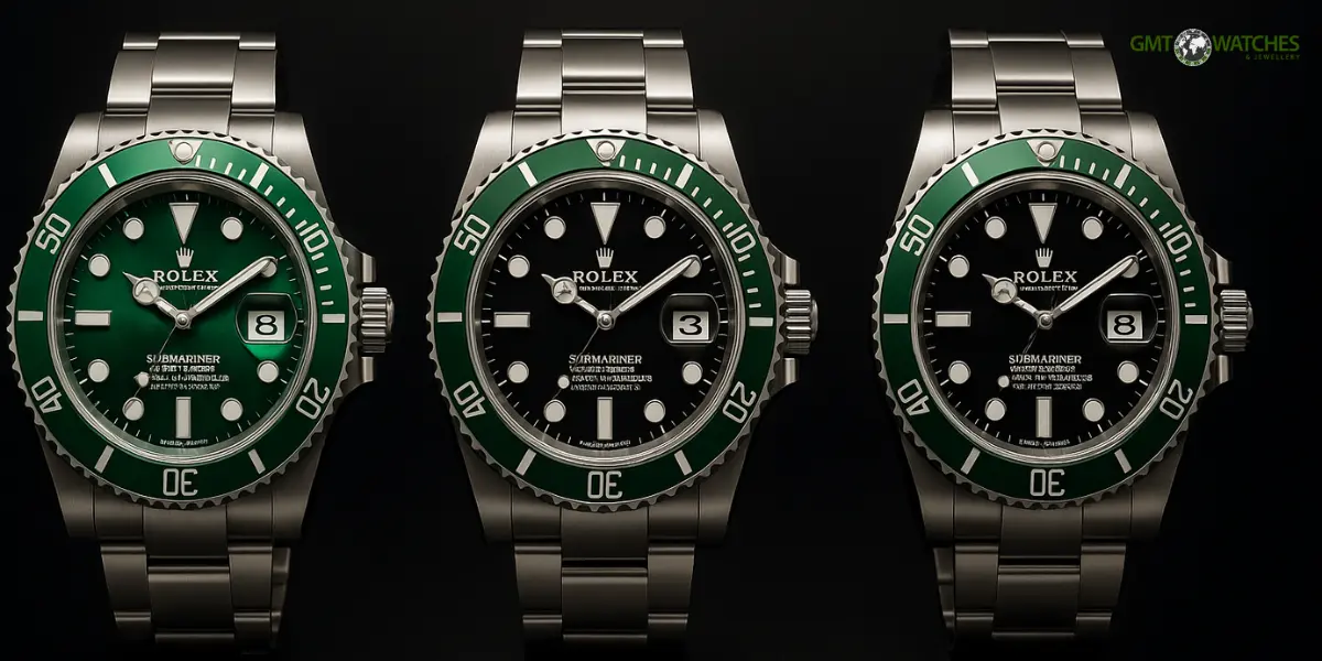 Comparing the Finest Green Rolex Submariner Models