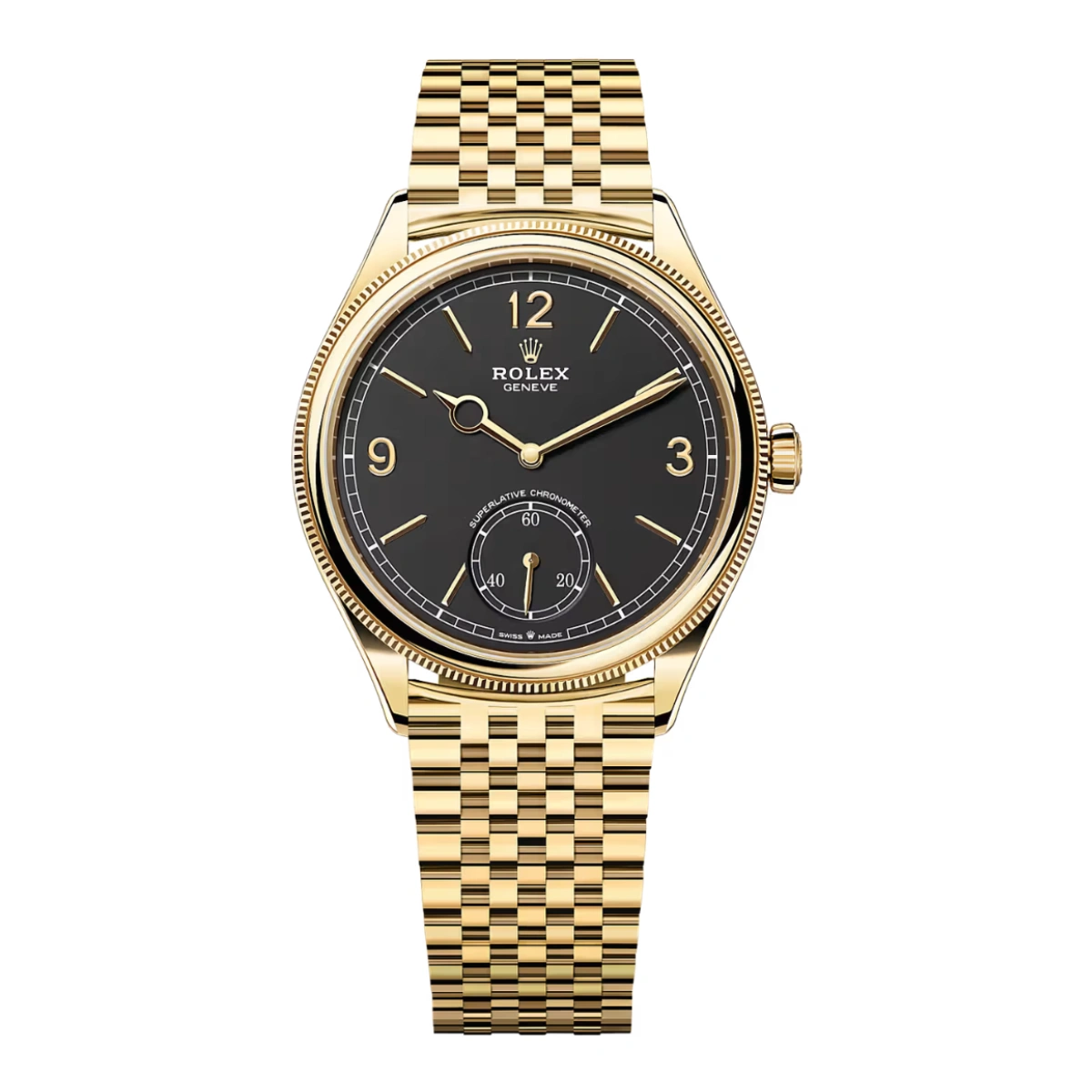 Rolex 1908 39mm Black Dial 52508-0007