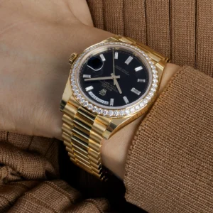 Rolex Day-Date 40mm Black Dial 228398tbr-0038