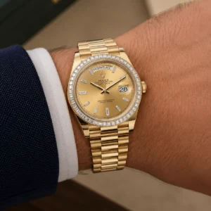 Rolex Day-Date 40mm Golden Dial 228398tbr-0002