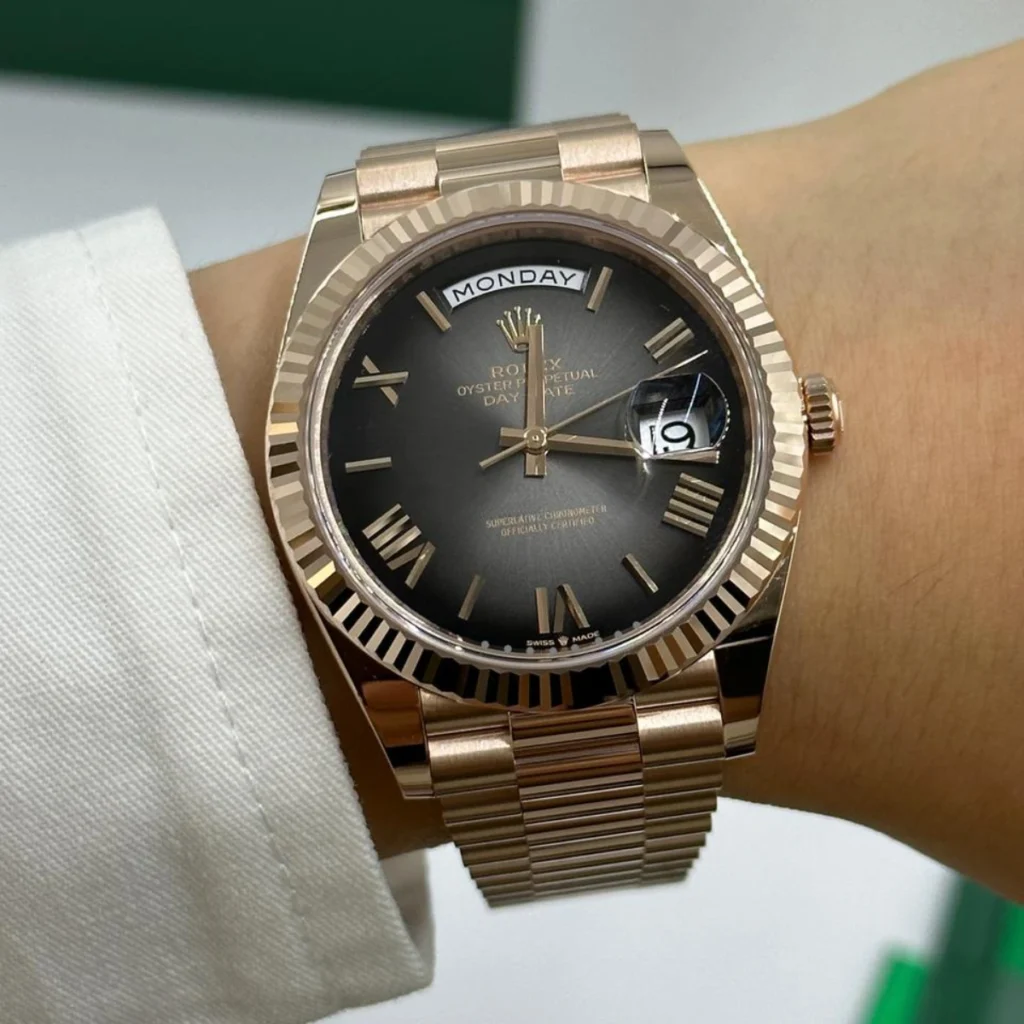 Rolex Day-Date 40mm Slate Dial 228235-0055
