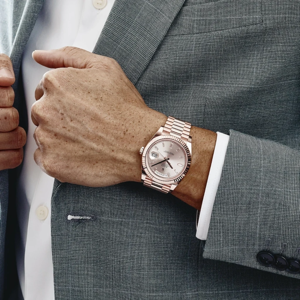 Rolex Day-Date 40mm Sundust Dial 228235-0004
