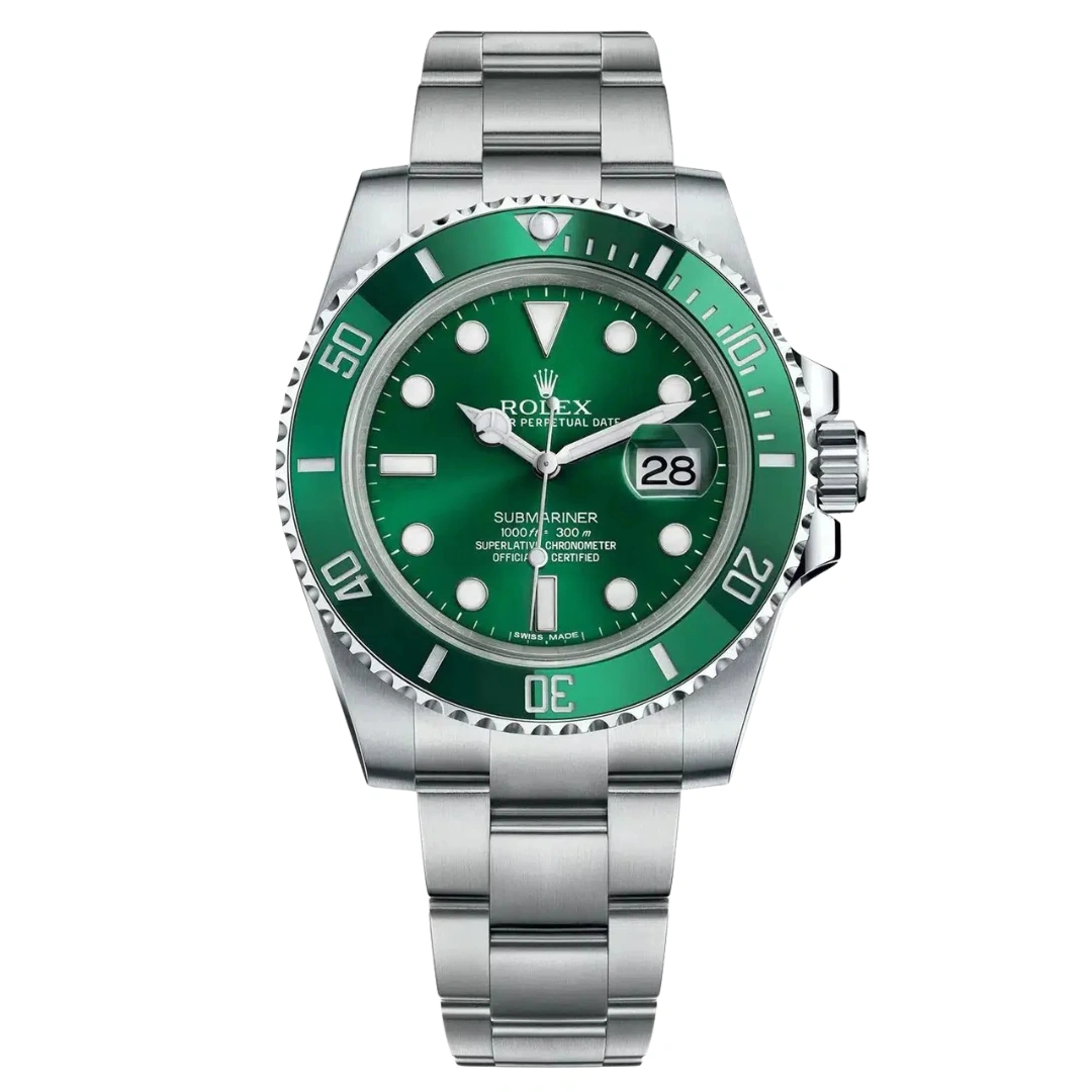 Rolex Submariner Hulk 116610LV green dial and green bezel