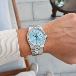 Rolex Land-Dweller Ice Blue Diamond Dial 127386TBR-0001