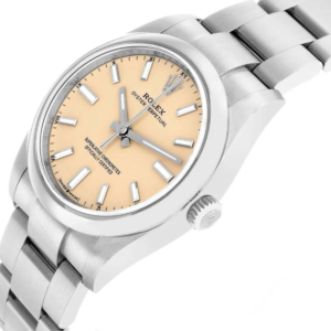 Rolex Oyster Perpetual 34 Beige Dial 124200-0007